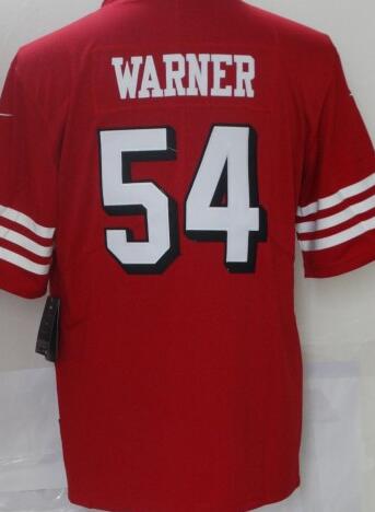 Men's #54 Fred Warner SF.49ers Limited Stitched Jerseys