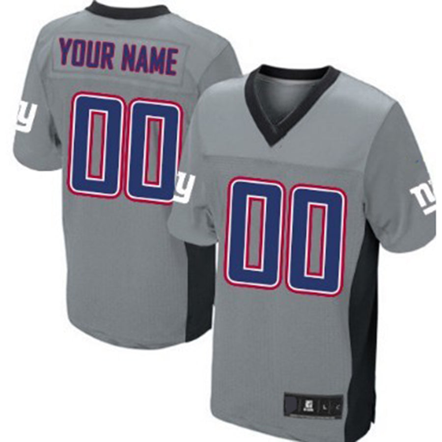 Custom LV.Raiders Gray Shadow Elite Jersey Stitched American Football Jerseys