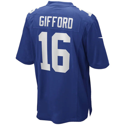 Football Jerseys NY.Giants #16 Frank Gifford Royal Game Retired Player Stitched American Jersey
