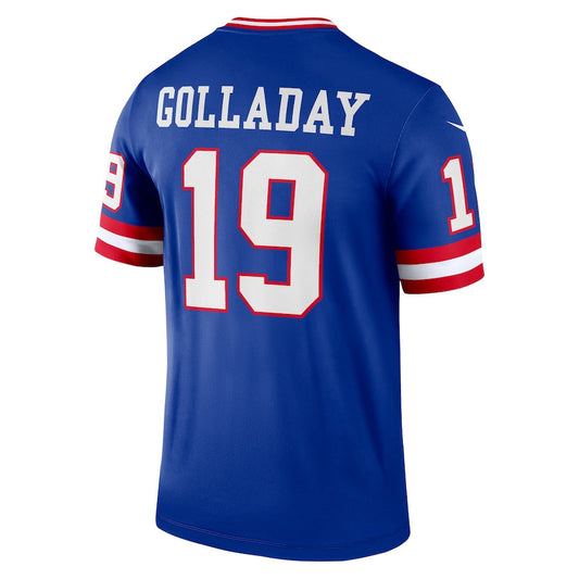 Football Jerseys NY.Giants #19 Kenny Golladay Royal Classic Player Legend Stitched American Jersey