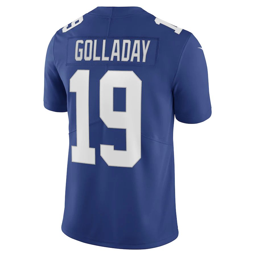 Football Jerseys NY.Giants #19 Kenny Golladay  Royal Vapor Limited Stitched American Jersey