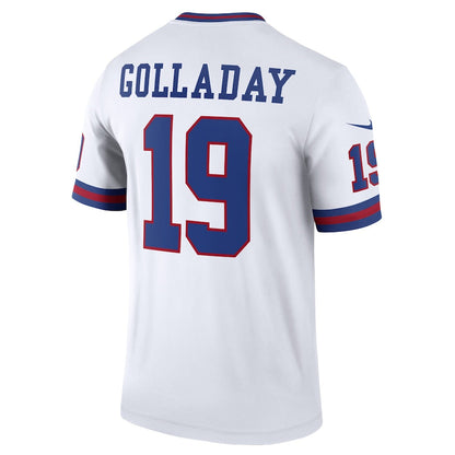 Football Jerseys NY.Giants #19 Kenny Golladay White Alternate Legend Stitched American Jersey