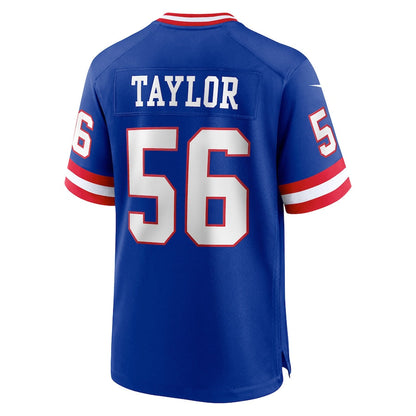 NY.Giants #56 Lawrence Taylor Royal Classic Retired Player Game Jersey Stitched American Football Jerseys