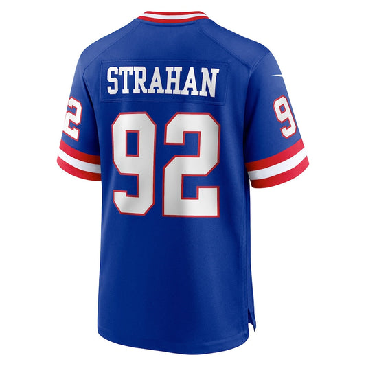 NY.Giants #92 Michael Strahan  Royal Classic Retired Player Game Jersey Stitched American Football Jerseys