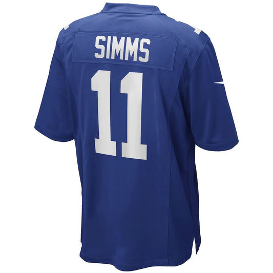 Football Jerseys NY.Giants #11 Phil Simms Royal Game Retired Player Stitched American Jersey