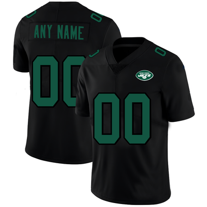 Custom Football Jerseys New York Jets Black American Stitched Name And Number Size S to 6XL Christmas Birthday Gift