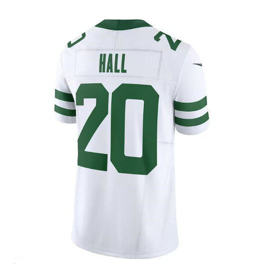 NY.Jets #20 Breece Hall White Legacy Vapor F.U.S.E. Limited Jersey Stitched American Football Jerseys