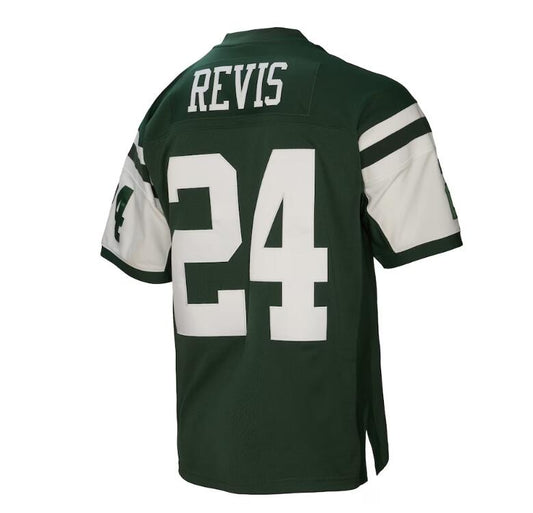 NY.Jets #24 Darrelle Revis Mitchell & Ness Green 2009 Legacy Retired Player Jersey Stitched American Football Jerseys