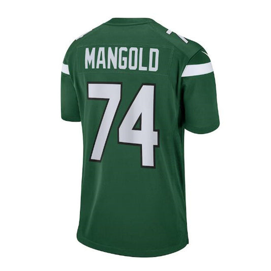 NY.Jets #74 Nick Mangold Retired Player Game Jersey - Gotham Green Stitched American Football Jerseys