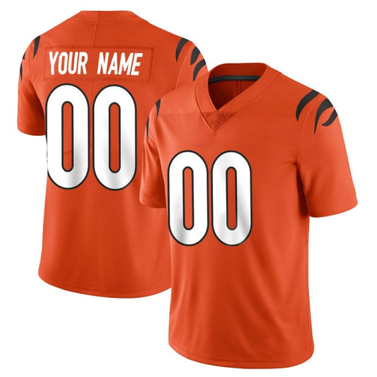 Custom Orange Cincinnati Bengals Limited Stitched Football Jerseys 2022 Super Bowl LVI