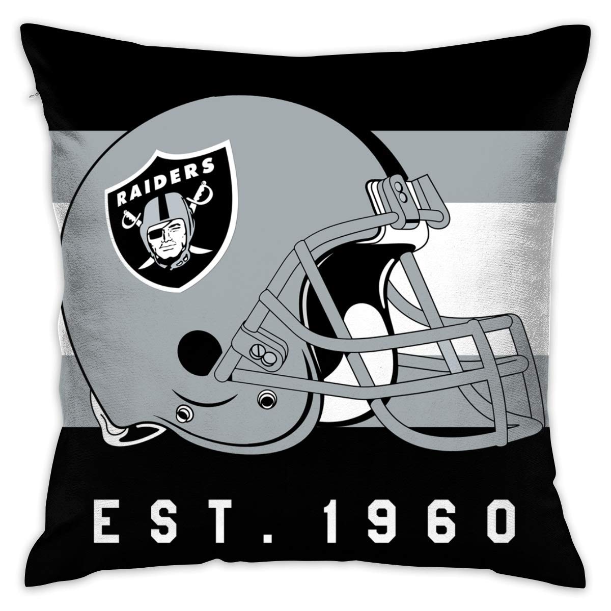 Personalized Football Las Vegas Raiders Design Pillowcase Decorative Throw Pillow Cover
