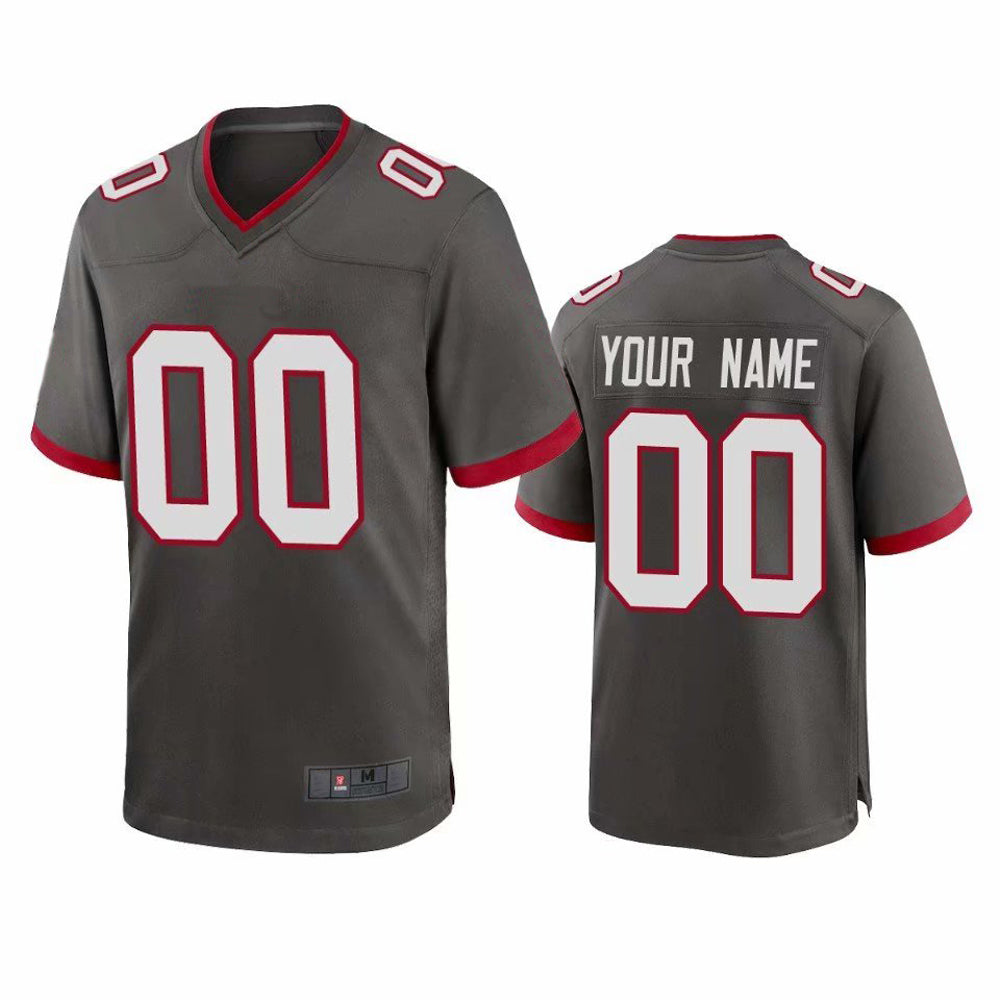 Custom Football Jerseys American Tampa Bay Buccaneers Design Your Own Practice Mesh Name and Number