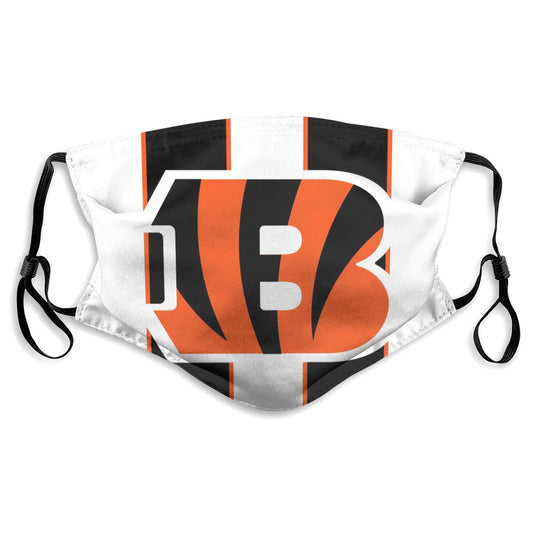 Custom Football Personalized C.Bengal 01-White Dust Face Mask With Filters PM 2.5