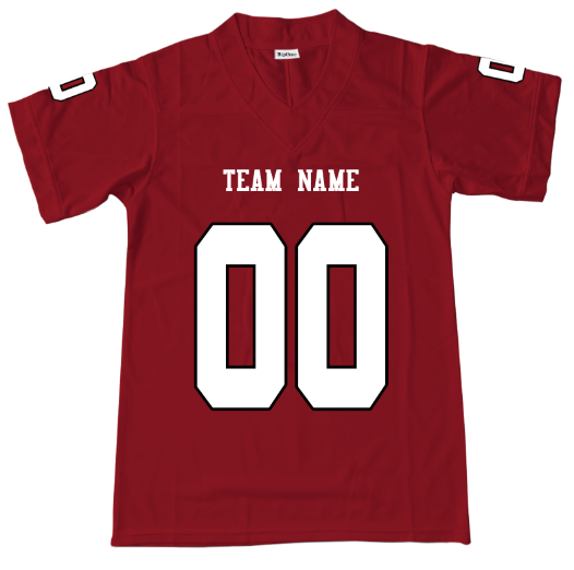 Custom Football Jersey for Men Women Youth Personalize Sports Shirt Design Red Stitched Name And Number Size S to 6XL Birthday Gift