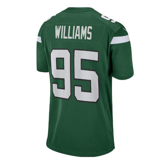NY.Jets #95 Quinnen Williams Game Jersey - Gotham Green Stitched American Football Jerseys