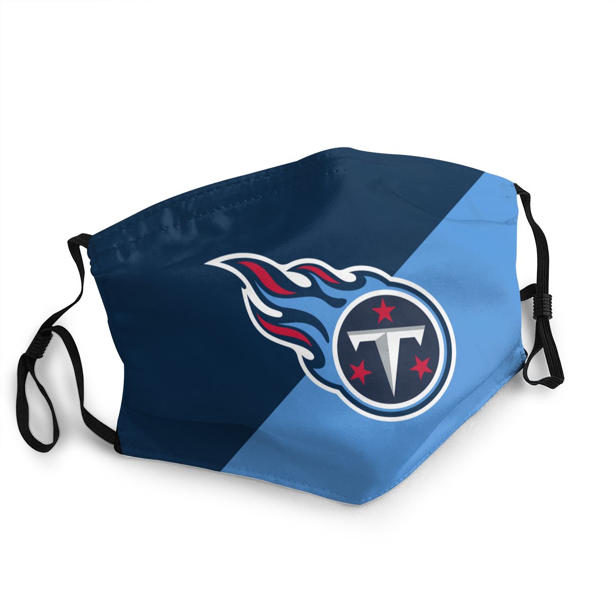 Custom Football Personalized Tennessee Titans Dust Face Mask With Filters PM 2.5