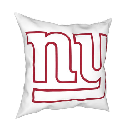 Custom Decorative Football Pillow Case New York Giants White Pillowcase Personalized Throw Pillow Covers