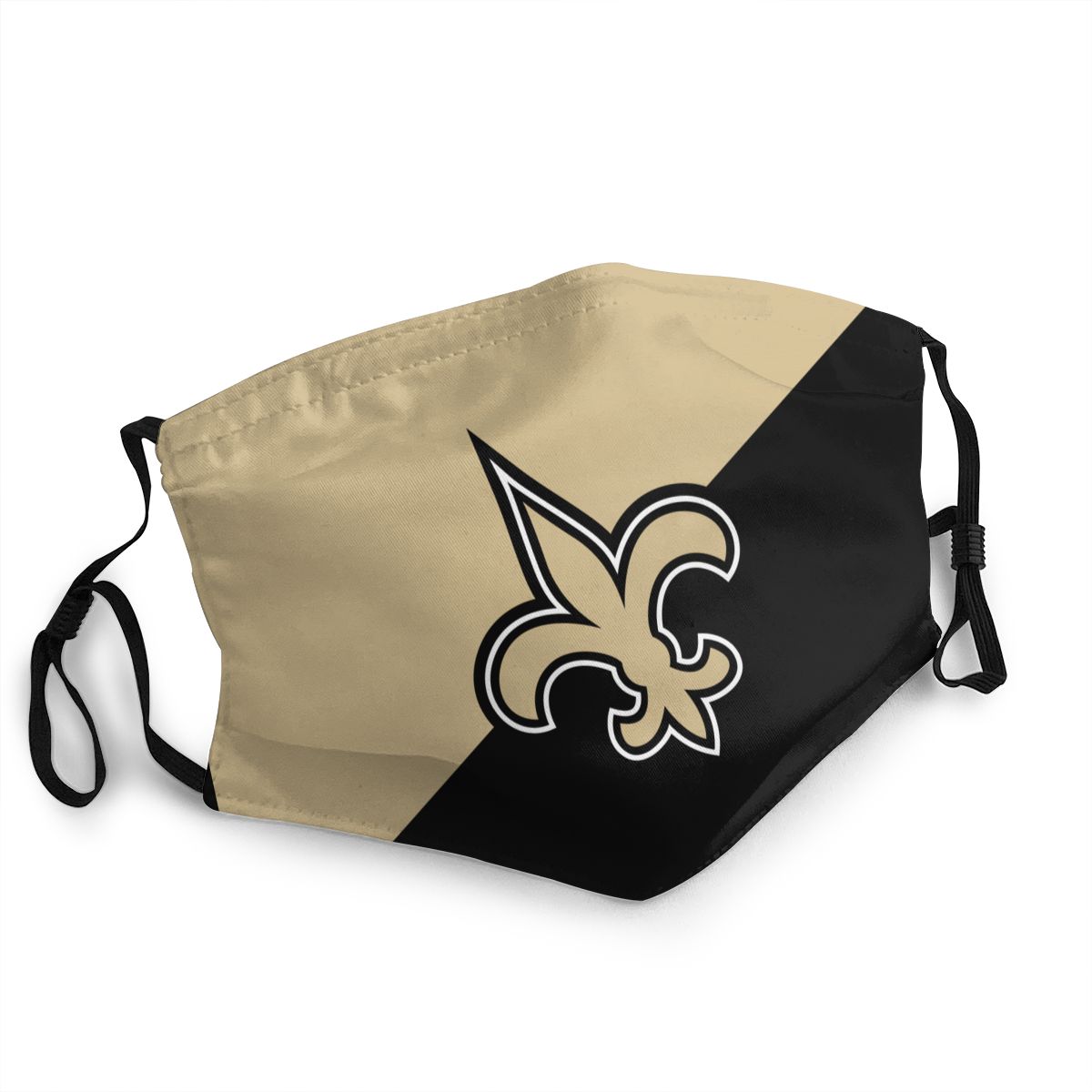 Custom Football Personalized New Orleans Saints Dust Face Mask With Filters PM 2.5