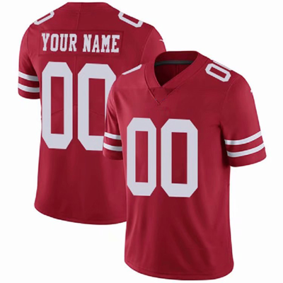 Custom Football San Francisco 49ers Black Stitched American Football Jersey