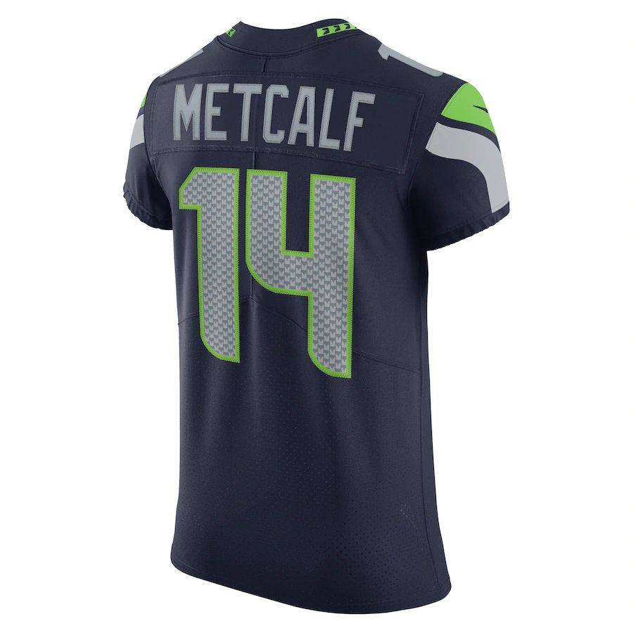 S.Seahawks #14 DK Metcalf College Navy Vapor Elite Player Jersey Stitched American Football Jerseys