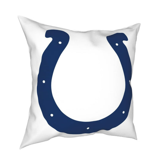 Custom Decorative Football Pillow Case Indianapolis Colts White Pillowcase Personalized Throw Pillow Covers