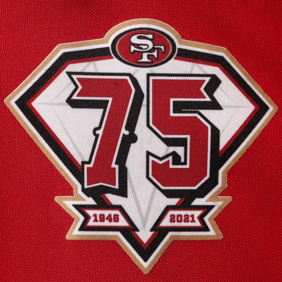 SF.49ers #19 Deebo Samuel Scarlet 75th Anniversary Alternate Red Stitched Game Jersey