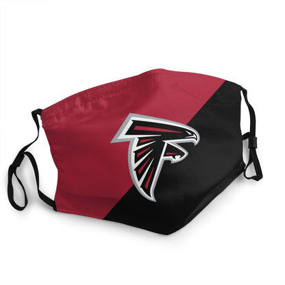 Custom Football Personalized Atlanta Falcons Dust Face Mask With Filters PM 2.5