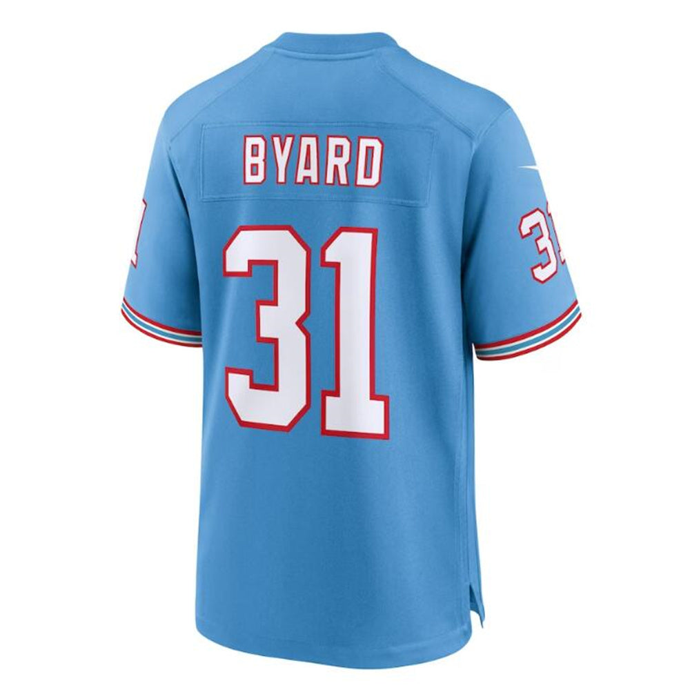 T.Titans #31 Kevin Byard Light Blue Oilers Throwback Alternate Game Player Jersey Stitched American Football Jerseys