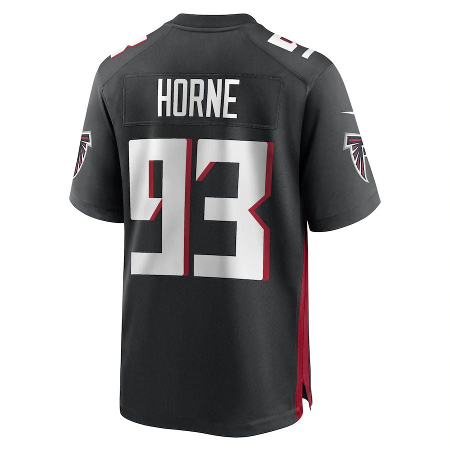 A.Falcons #93 Timmy Horne Black Game Player Jersey Stitched American Football Jerseys