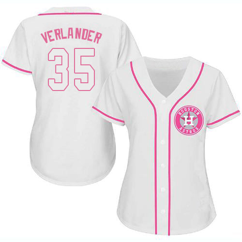 Baseball Jersey Houston Astros Justin Verlander White Fashion Stitched Jerseys