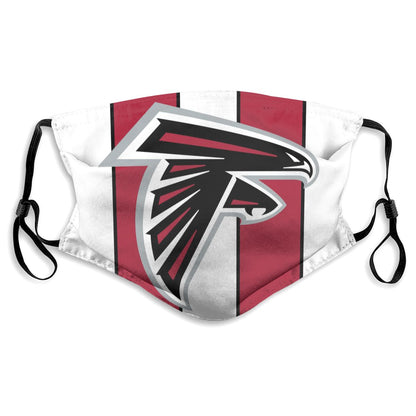 Custom Football Personalized GA.Falcon 01- White Dust Face Mask With Filters PM 2.5