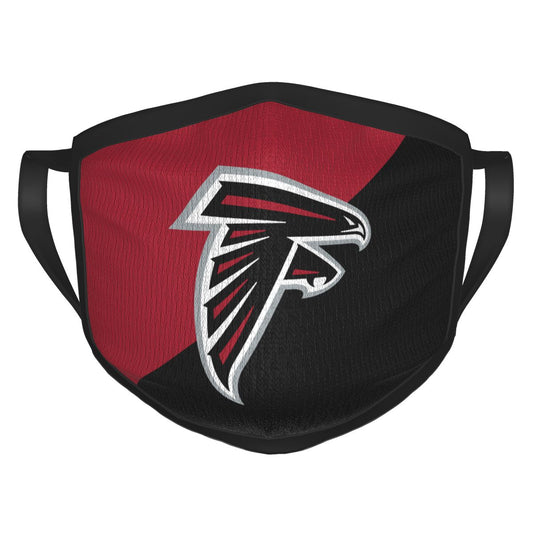 Custom Football Personalized Atlanta Falcons Dust Face Mask With Filters PM 2.5