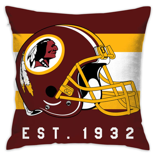 Personalized Football Washington Redskins Design Pillowcase Decorative Throw Pillow Cover