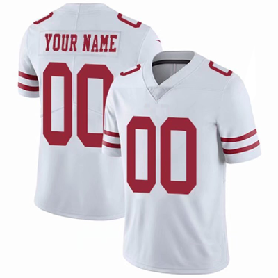 Custom Football San Francisco 49ers Black Stitched American Football Jersey