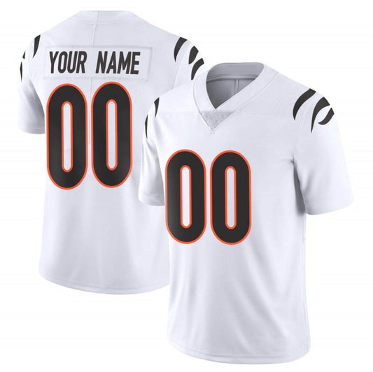 Custom White Cincinnati Bengals Limited Stitched Football Jerseys 2022 Super Bowl LVI