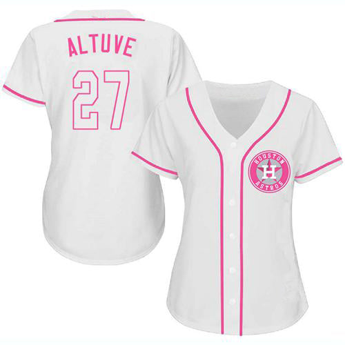 Baseball Jersey Houston Astros Jose Altuve White Fashion Stitched Jerseys