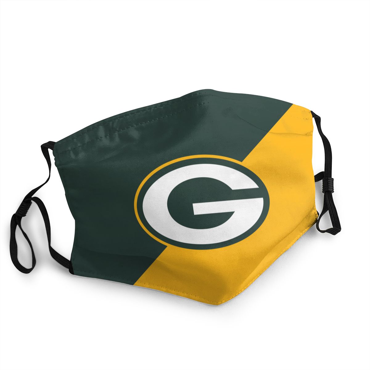 Custom Football Personalized Green Bay Packers Dust Face Mask With Filters PM 2.5