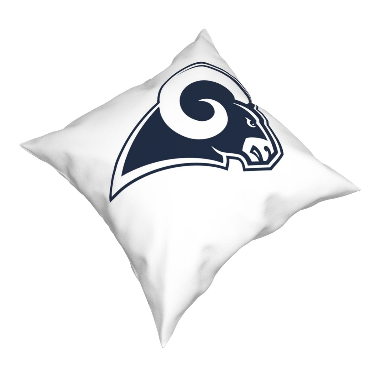 Custom Decorative Football Pillow Case Los Angeles Rams White Pillowcase Personalized Throw Pillow Covers