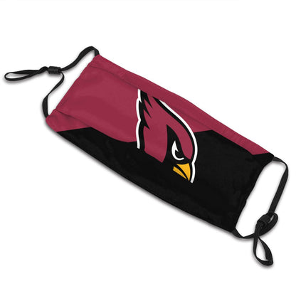 Custom Football Personalized Arizona Cardinals Dust Face Mask With Filters PM 2.5