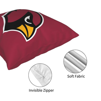 Custom Decorative Football Pillow Case Arizona Cardinals Red Pillowcase Personalized Throw Pillow Covers