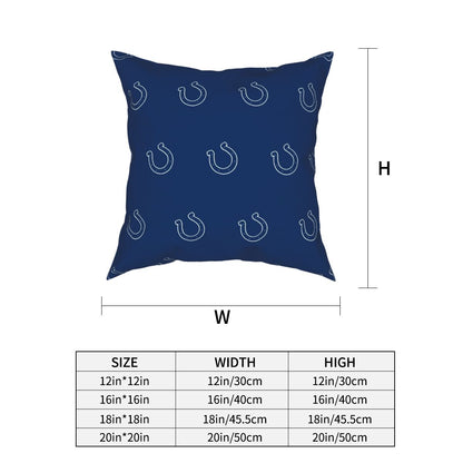 Custom Decorative Football Pillow Case Indianapolis Colts Pillowcase Personalized Throw Pillow Covers