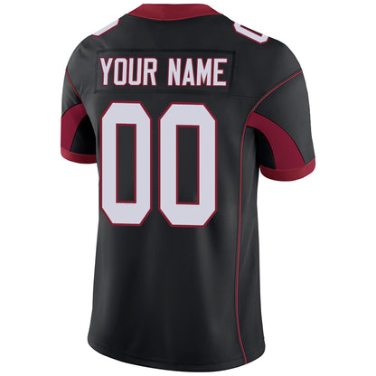 Custom Arizona Cardinals Stitched American Football Jerseys Personalize Birthday Gifts Black Jersey