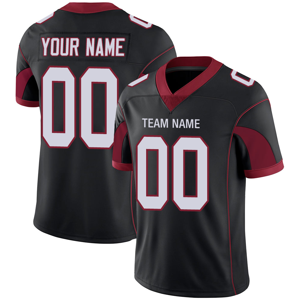 Custom Arizona Cardinals Stitched American Football Jerseys Personalize Birthday Gifts Black Jersey