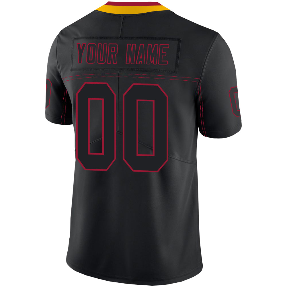 Custom Men's American Arizona Black Fashion Stitched Football Jerseys