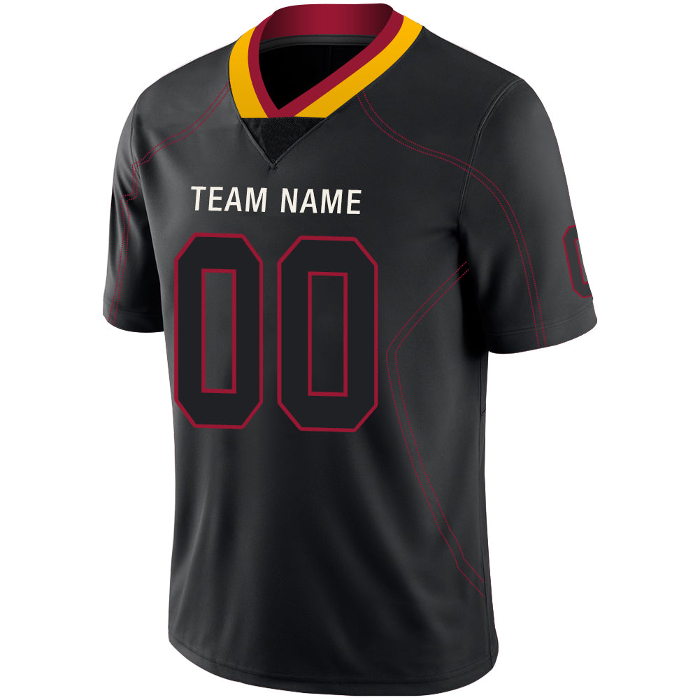 Custom Men's American Arizona Black Fashion Stitched Football Jerseys