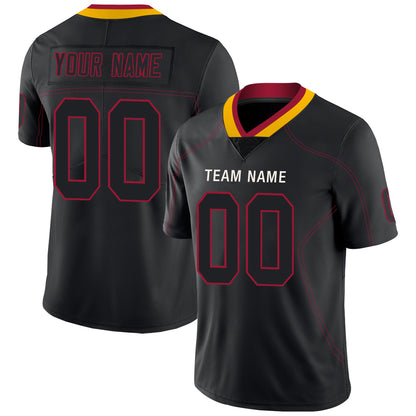 Custom Men's American Arizona Black Fashion Stitched Football Jerseys