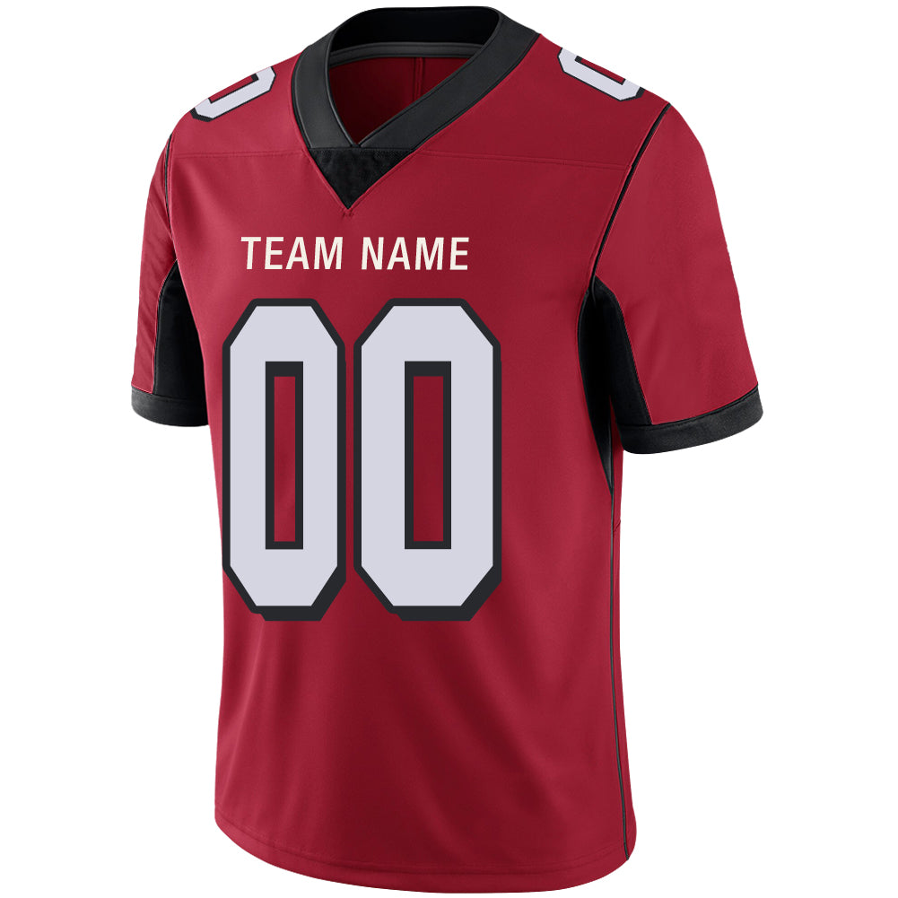 Custom Atlanta Falcons Stitched American Football Jerseys Personalize Birthday Gifts Red Jersey