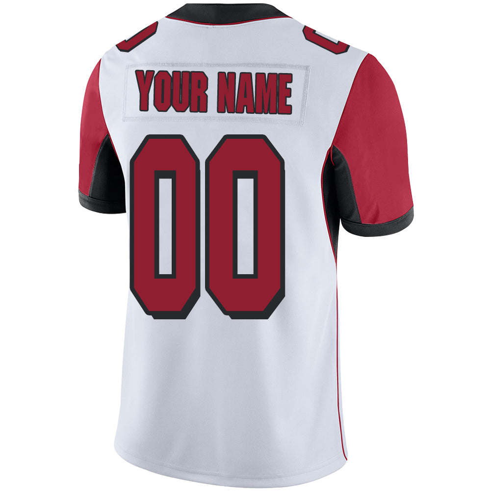 Custom Atlanta Falcons Stitched American Football Jerseys Personalize Birthday Gifts White Jersey