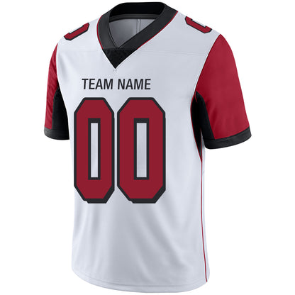 Custom Atlanta Falcons Stitched American Football Jerseys Personalize Birthday Gifts White Jersey