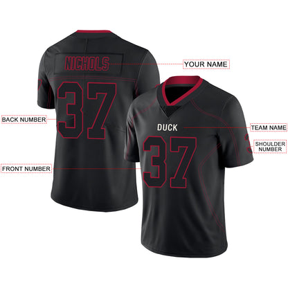 Custom Atlanta Falcons Stitched American Football Jerseys Personalize Birthday Gifts Black Jersey